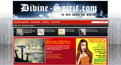 Desktop Screenshot of divine-spirit.com